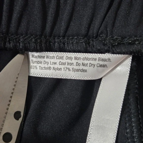 Soma Black Tech Knit Jogger Pants XL Lounge Airport Chic - Picture 9 of 9